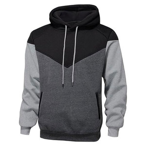 Sweat à capuche surdimensionné athlétique 100% coton de haute qualité pour hommes épais lourd hiver essentiel solide divers imprimé personnalisable - Product Image 2