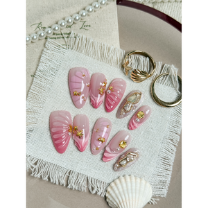 Ocean Treasure Press-on Nail Art Ajoute une touche aquatique à votre manucure ! - Product Image 3