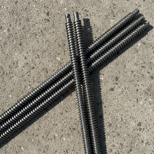 स्टेनलेस स्टील ट्रैपेज़ोइडल लीड स्क्रू 900 मिमी cnc मशीनी गियर कोर घटक नल के साथ कोर घटक - Product Image 4