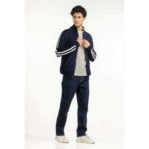 Suéter de Punto para Hombre, Corte Regular, MN-SWT-WS25-301, con Capucha, Estampado y Logotipo para Otoño y Primavera - Product Image 3