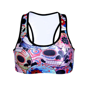 Soutien-gorge de sport pour femmes soutien-gorge de sport sans couture soutien à impact élevé yoga gym fitness logo de sublimation personnalisé soutien-gorge de sport actif respirant - Product Image 2