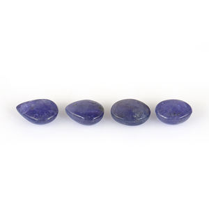 Cabochon tanzanite pierre précieuse en vrac pour la fabrication de bijoux pierre précieuse taille libre et forme ovale et poire pierre naturelle de qualité supérieure - Product Image 2