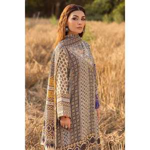 Ensemble de costume pour femme bleu marine et or non cousu, 3 pièces, ensemble élégant - Product Image 6