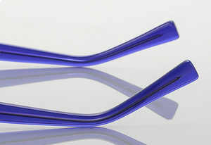Montures <span class=keywords><strong>de</strong></span> <span class=keywords><strong>lunettes</strong></span> <span class=keywords><strong>de</strong></span> prescription hexagonales pour femmes <span class=keywords><strong>Lunettes</strong></span> à rayons bleus larges Anti-lumière bleue Bicolore Solide Original Bleu Rouge - Product Image 4