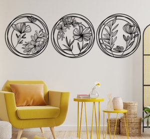 Marco de paisaje de hojas de Metal grande para sala de estar, artes montadas en la pared, arte de pared de Metal recubierto de polvo negro, artes y manualidades, decoración del hogar - Product Image 5