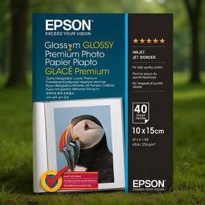 <b>Glossy</b> 10x15cm Premium Photo <b>Paper</b> (40pcs) for Inkjet Printing A3 Satin Finish - Product Image 3