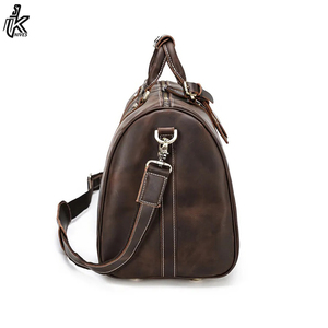 กระเป๋าเดินทางหนังแท้แบบสั่งทำพิเศษสำหรับผู้ชาย รุ่น Weekender สุดหรู - Product Image 3