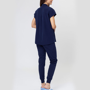 Juegos de fregado médico unisex para enfermeras, médicos, dentistas, ropa de trabajo de Hospital, tela de lona de LICRA/poliéster de alta calidad - Product Image 5