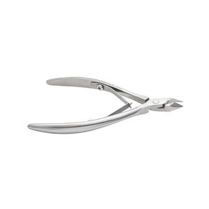 Pince à cuticules pour ongles à long manche de qualité chirurgicale 1/2 mâchoires Finition Dall Double ressort Manucure Pince à ongles d'orteil - Product Image 3