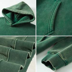 Sudaderas con capucha de alta calidad para hombre, ropa de calle Unisex, sudaderas con capucha de manga larga sueltas con hombros caídos en blanco personalizadas, abrigo para mantener el calor - Product Image 5