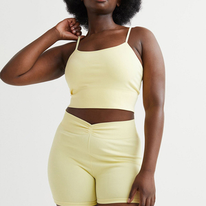 Sujetador deportivo de punto personalizado para mujer con nuevo diseño, ropa interior transpirable sin costuras para Fitness para correr Yoga - Product Image 1