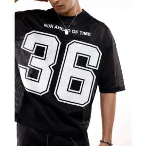 Jersey de Fútbol Americano Juvenil, Diseño Personalizado, Impresión por Sublimación, Transpirable, Conjuntos de Jersey de Malla en Capas, Estilo Americano - Product Image 5