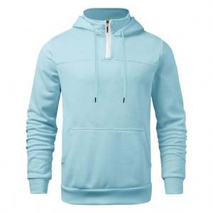 Vente chaude de haute qualité 100% coton hommes sweat à capuche surdimensionné coton lourd sport fermeture éclair cordon sweats à capuche à la mode pour hommes - Product Image 6
