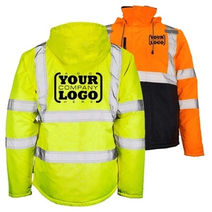 Ropa de Trabajo de Invierno con Logotipo Personalizado, Ropa de Seguridad Reflectante de Alta Visibilidad para Minería y Construcción, Hecha de Poliéster - Product Image 2
