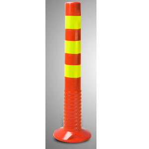 بلاستيك عاكس مرنة انتعاش وقوف السيارات حاجز القطب علامة بولارد تحذير آخر معدات السلامة المرورية - Product Image 5