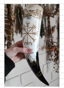 ฮอร์นสำหรับดื่มสุดเจ๋งคอลอร์เมดเหมาะอย่างยิ่งสำหรับเป็นของขวัญและของตกแต่งแก้วดื่มอาเกตจากอินเดีย - Product Image 2