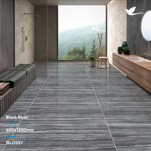 Énorme demande sur les meilleures ventes, carreaux de sol en porcelaine émaillée 600x1200mm d'épaisseur 9mm, carreaux polis pour restaurant - Product Image 3