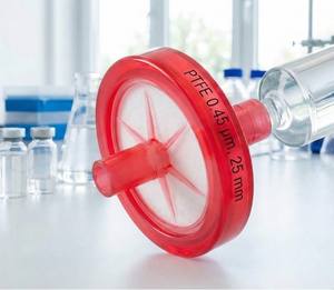 Filtro de Jeringa de Material PTFE Hidrófilo de 25 mm y 0.45 um de la Mejor Calidad, No Estéril, Marca AARK, Personalizado OEM, 90C, 7 kg/cm - Product Image 1