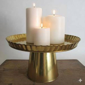 Farmhouse Style Galvanized Iron 3 Tier With <b>Wooden</b> Handles Serving Bar <b>Trolley</b> Silver Finish For <b>Kitchen</b> Home Or Hotel Use - Product Image 3