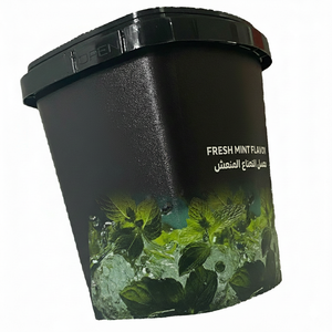 Envase de Fruta IML de Plástico PP Reciclado de 16 oz, Divan D400, para Uso Agrícola - Product Image 1