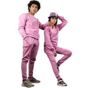 Survêtements assortis unisexes, survêtements de couple sur mesure, fabriqués en molleton 100% coton, mode d'hiver, survêtements 2 pièces - Product Image 2