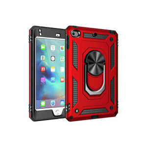 Coque arrière Netzy Vega pour Apple iPad Mini 4ème génération, étui de tablette de haute qualité de 11 pouces avec matériaux en PU, PC, EVA, cuir PU, rouge - Product Image 1