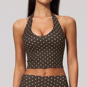 Polka <b>dot</b> Sorority Customized Color <b>Eco</b>-Friendly Vintage Sporty Tank Top Breathable Spandex Polyester Regular Length Top - Product Image 3