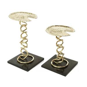 Printemps Design Forme Haute Qualité Meilleure Vente Doré Décoratif Haute Qualité Dessus de Table Doré Lot de 2 - Product Image 1