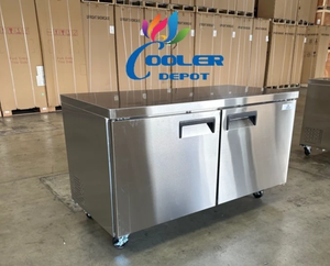 NUEVO Refrigerador Comercial Bajo Mostrador de 60 Pulgadas, Modelo de Dos Puertas TUC60R, Certificación NSF y ETL - Product Image 1