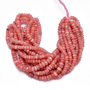 Cuentas Redondas Lisas de Rodocrosita AAA+ de 7mm-8mm, Rodocrosita Natural Color Durazno, Piedras Semipreciosas Sueltas para la Fabricación de Joyas - Product Image 4