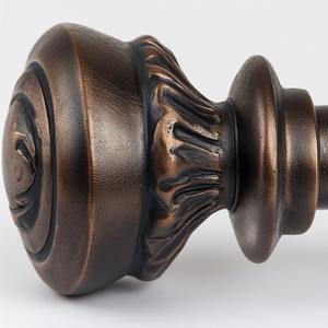 Shadow Flow Single Metal <b>Curtain</b> <b>Pole</b> with Matte Finish Durable Easily Slide Delivering <b>Industrial</b> Modern Beauty - Product Image 2