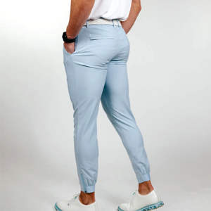 Pantalones Pop cómodos con logotipo personalizado Pantalones de jogging de golf para hombre de algodón elástico de poliéster elástico personalizados - Product Image 4