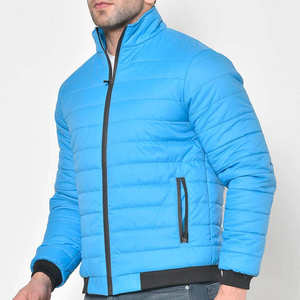 Vestes matelassées d'hiver en nylon sur mesure en gros, avec capuche amovible, pour hommes, service OEM, design du Pakistan - Product Image 3