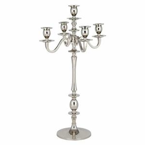 Candélabres en argent Candélabres décoratifs intérieurs et en ouate artisanat en métal bougeoirs de luxe et accessoires d'éclairage - Product Image 5