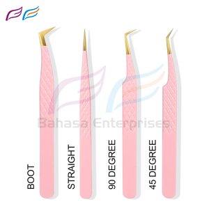 แหนบต่อขนตาปลายไฟเบอร์ ผลิตจากสแตนเลสญี่ปุ่น รุ่นมืออาชีพ โดย Bahasa Pro - Product Image 5