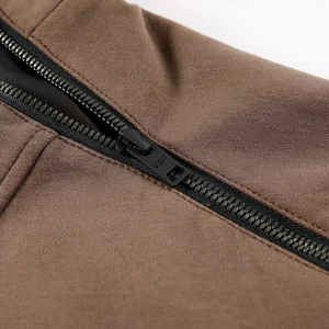 Harajuku personnalisé Hiphop Streetwear Cyberpunk Techwear pull à capuche fermeture éclair tricoté méthode de tissage imprimé motif grande taille hommes - Product Image 5