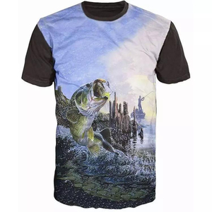 Camiseta de Pesca de Manga Corta de Alto Rendimiento, Venta al por Mayor en Línea, Logotipo Gratuito, Nuevo Empaque, Camiseta de Pesca a Precio Económico - Product Image 6