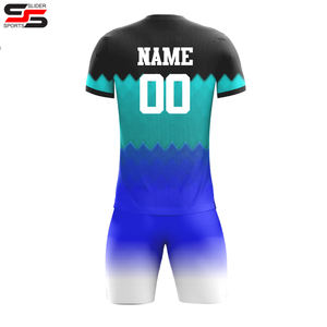 Nouveau modèle Maillot de football à manches courtes et shorts de football à prix réduit/Uniforme de football entièrement personnalisé pour adultes - Product Image 4