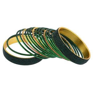 กำไลข้อมือเจ้าสาวแบบคลาสสิกของอินเดียกำไลข้อมือโลหะเคลือบเงาคริสตัล CZ กำไลข้อมือสำหรับงานแต่งงานผู้ผลิตในอินเดียขายส่งเครื่องประดับ - Product Image 6