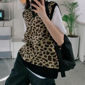 Acogedor Chaleco de punto acrílico ligero sin mangas transpirable Casual suéter de invierno suave al tacto suéter de capas de punto a máquina - Product Image 2