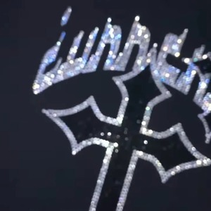 Streetwear de qualité en gros nouveau poids lourd 420G vintage à capuche en détresse hommes devant fermeture éclair complète strass jésus logo vestes - Product Image 2