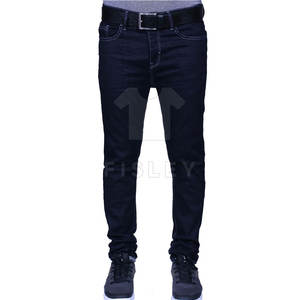 Jeans Casuales de Cintura Media para Hombre, con Logotipo Personalizado 2025, de Algodón de Alta Calidad, Ligeros, al Mejor Precio al por Mayor - Product Image 1