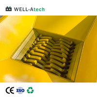 Machine de réduction des déchets de bois et de plastique pour les petits sites de recyclage