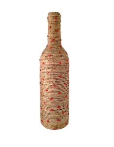 Herbe de mer de haute qualité, Look moderne, Jute personnalisée, recyclage, une bouteille de vin en gros, bouteille de jute bon marché - Product Image 1