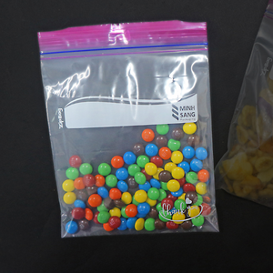 Goods in Stock Food Grade Resealable Double Ziplock Bags Plastic Food <b>Storage</b> for <b>Freezer</b> Use - Product Image 5