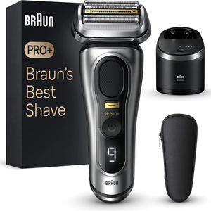 Braun ชุดที่โกนหนวดไฟฟ้า9 Pro + สำหรับผู้ชายอุปกรณ์โกนหนวด5ระดับและเครื่องเล็มผมแบบยาวที่แม่นยำศูนย์ดูแลอัจฉริยะ6in1 9567ccg - Product Image 1