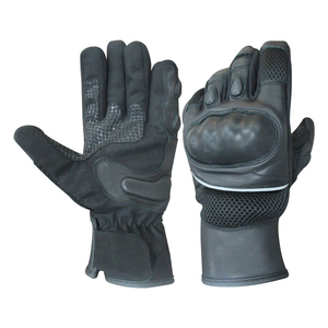 Gants de moto en cuir véritable, gants de motocross, gants de course automobile, gants de sport pour moto, noirs, imperméables, blancs, longs - Product Image 2