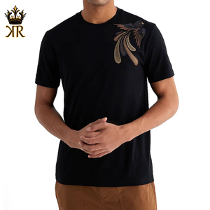 T-shirts en gros personnalisés légers de taille standard, t-shirts de couleur unie de grande taille, t-shirts 100% à prix avantageux pour hommes - Product Image 1