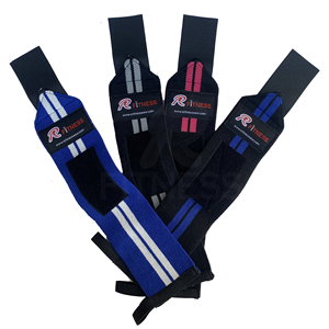 Bracelets de sport en néoprène élastique pour la musculation - Bandes de transpiration respirantes et antidérapantes avec protection professionnelle - Product Image 4
