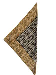 Bagru Dabu Impreso Hecho a mano Bandanas Bloque Impreso Bandanas Venta al por mayor Precio barato Tarifa Mini Bandanas Para Mujeres Hombres - Product Image 3